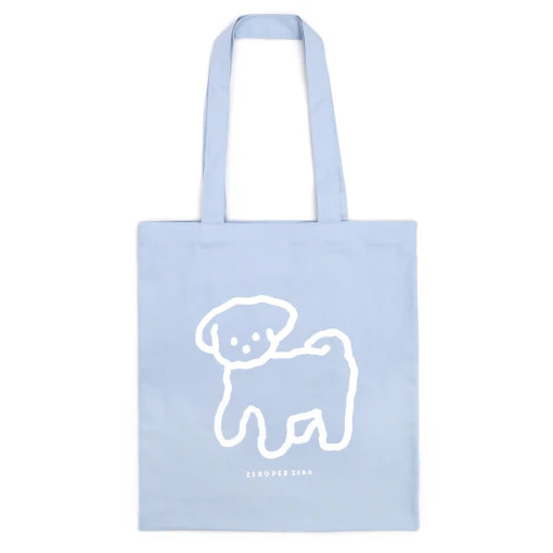 ECO BAG DOG LIGHT BLUE