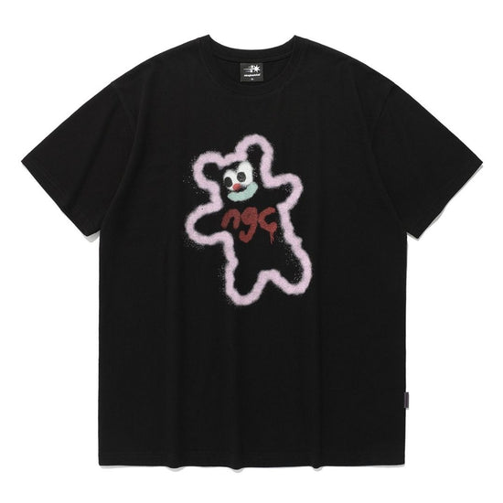 SPRAY PRINT TEE BLACK