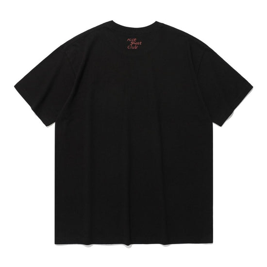 SPRAY PRINT TEE BLACK