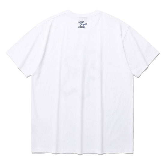 SPRAY PRINT TEE WHITE