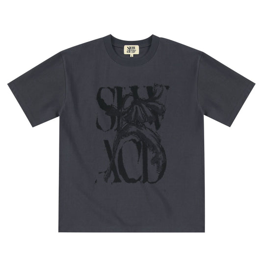 RUSTY LOGO T-SHIRT CHARCOAL