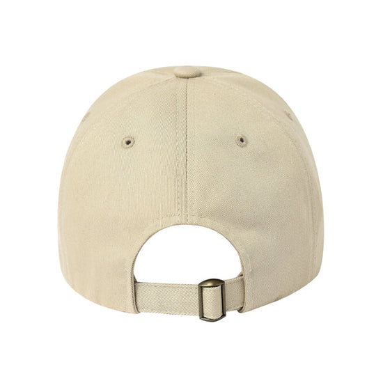 BASIC LOGO BALL CAP BEIGE