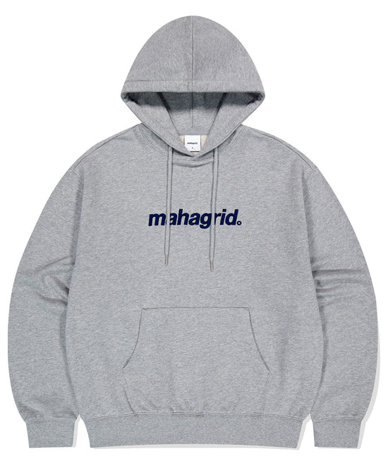 BASIC LOGO HOODIE GREY