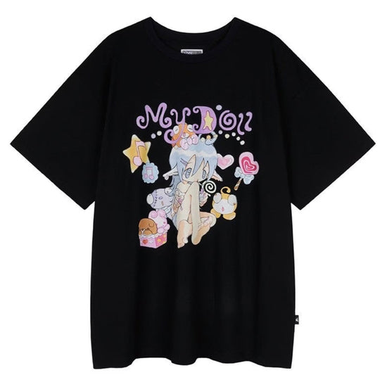 YB X OLIWA OVER-FIT T-SHIRT_2407 BLACK