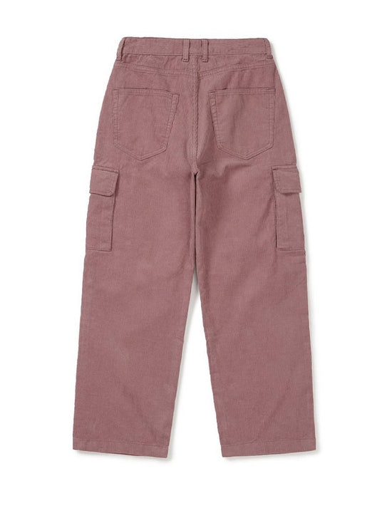 POCKET CORDUROY PANTS PINK