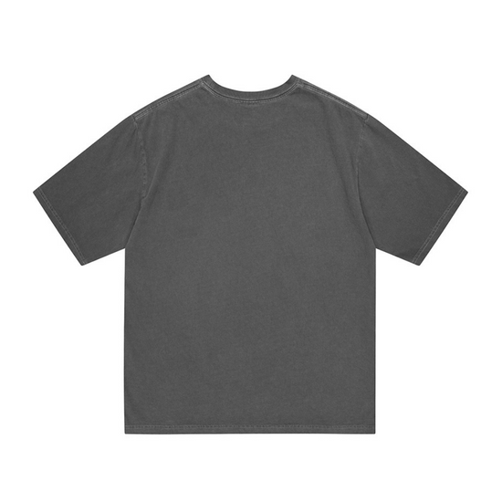 DONT PANIC PIGMENT TEE CHARCOAL