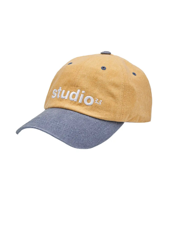 3.3 STUDIO COLOURWAY BASEBALL CAP YELLOW