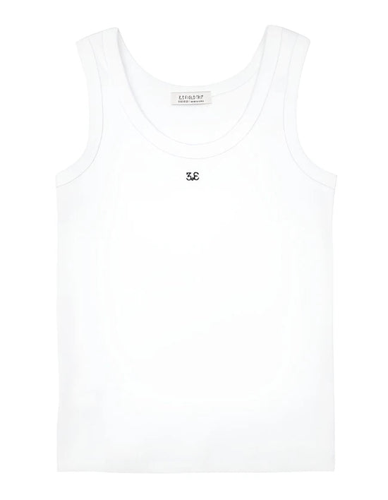 3.3 CLASSIC LOGO SLEEVELESS IVORY