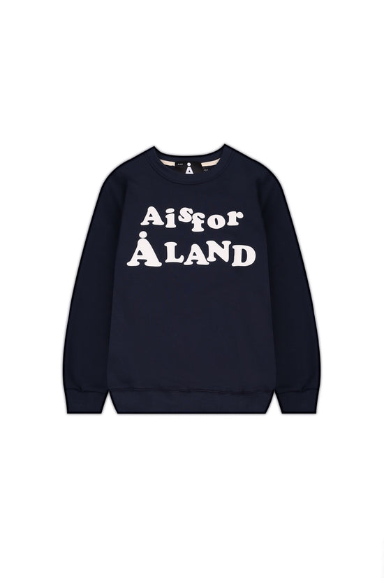 A IS FOR ALAND SWEAT SHIRT NAVY