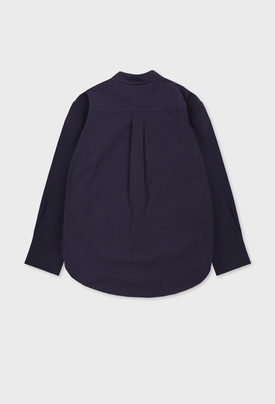 ALAND BIO COTTON POCKET SHIRTS NAVY