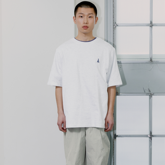 ALAND HI SEOUL LOGO HALF SLEEVE M/IVORY