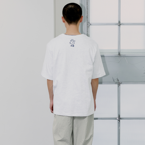 ALAND HI SEOUL LOGO HALF SLEEVE M/IVORY