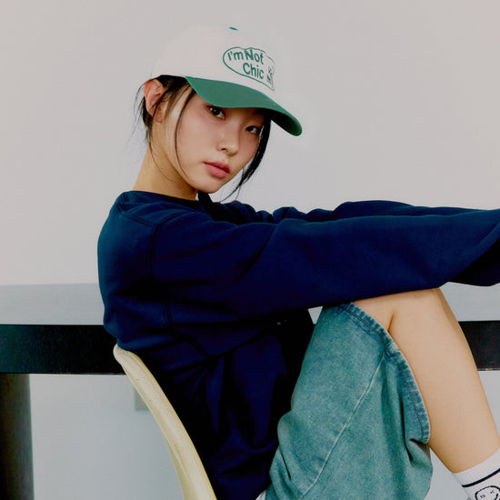 ALAND I'M NOT CHIC BASEBALL CAP GREEN