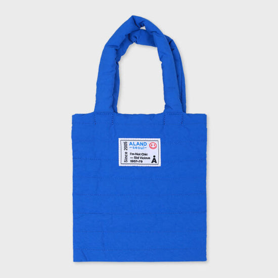 ALAND QUILTING MINI TOTE BAG BLUE