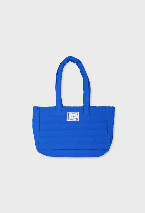 ALAND QUILTING TOTE BAG BLUE