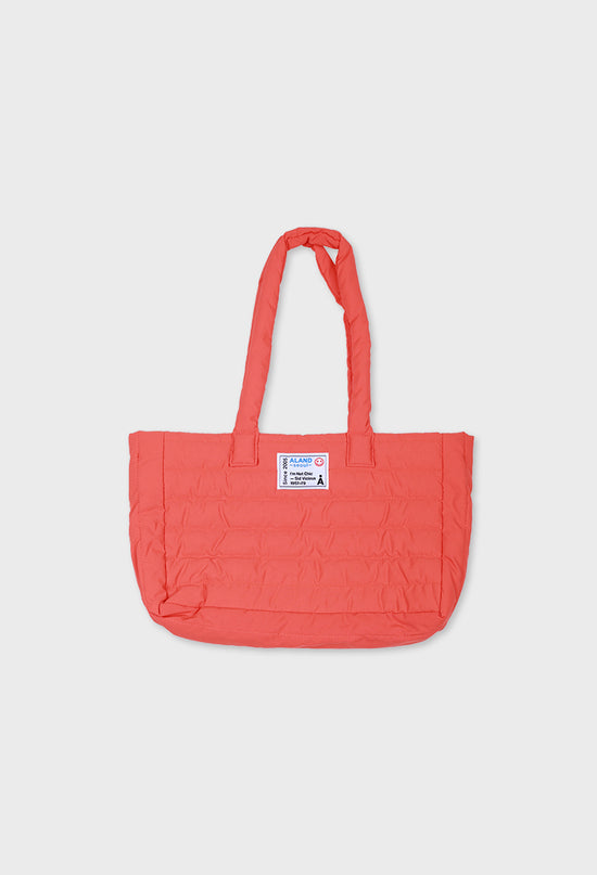 ALAND QUILTING TOTE BAG ORANGE