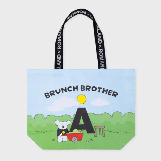 ALAND X ROMANE REUSABLE TOTE BAG BLACK