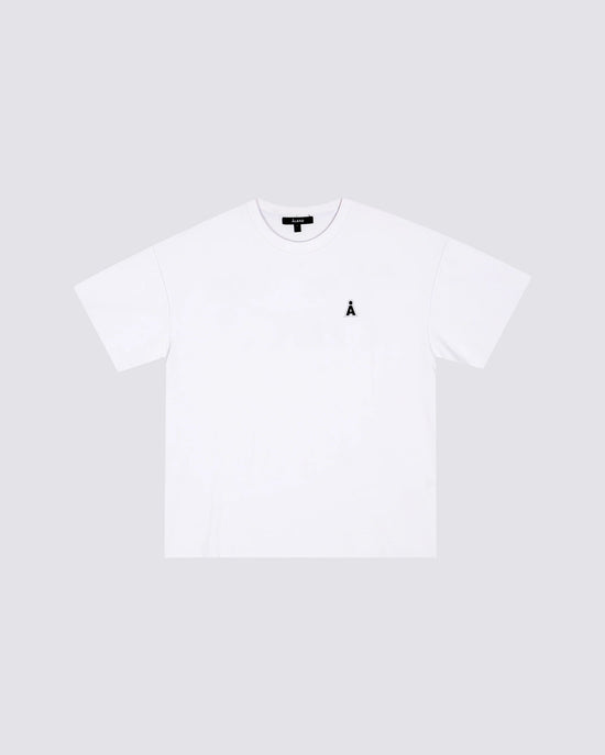 ALAND A LOGO WAPPEN TEE IVORY