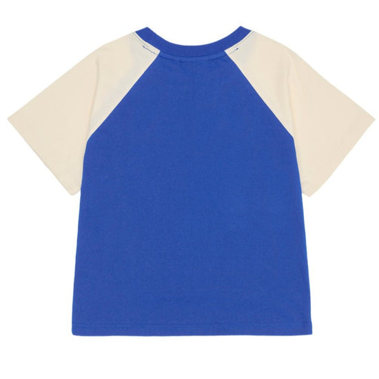 AMES RAGLAN TEE BLUE