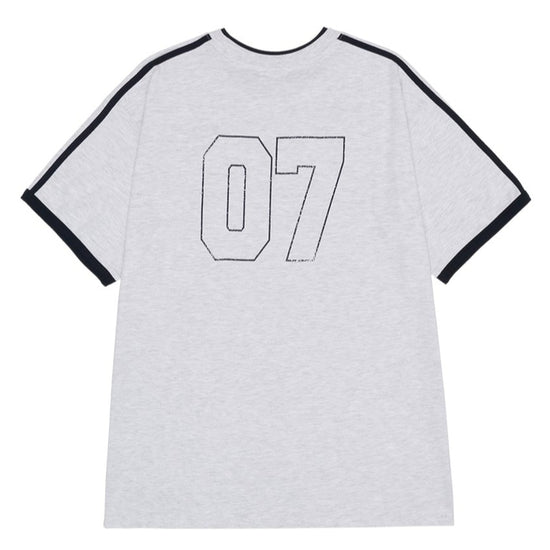 SPORTY NUMBER TEE GREY