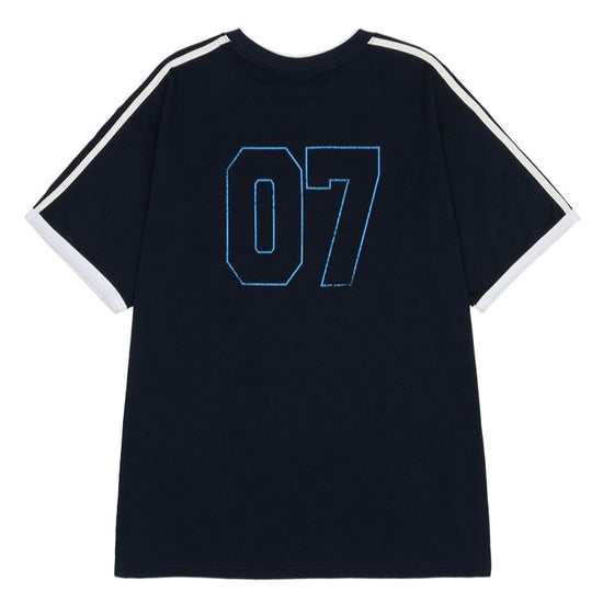 SPORTY NUMBER TEE NAVY