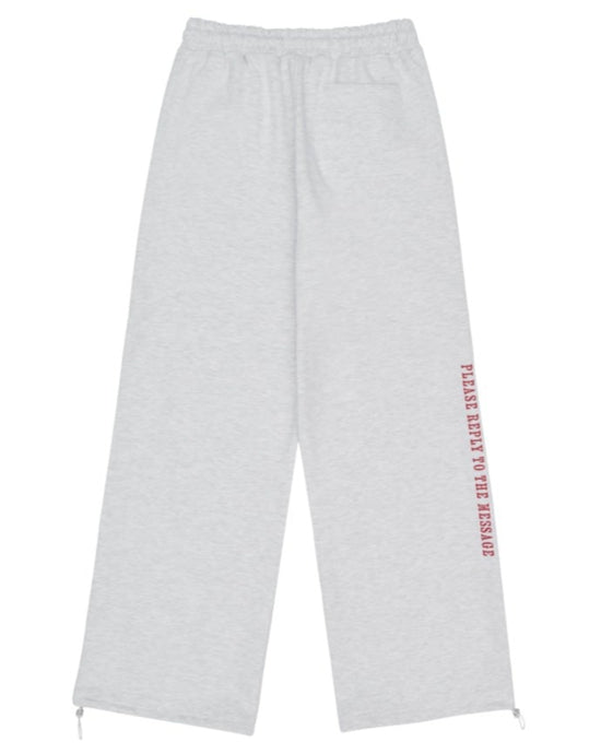 AMESSAGE SWEATPANTS GREY