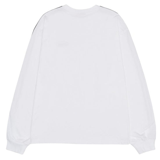 SLEEVE LINE LS TEE WHITE