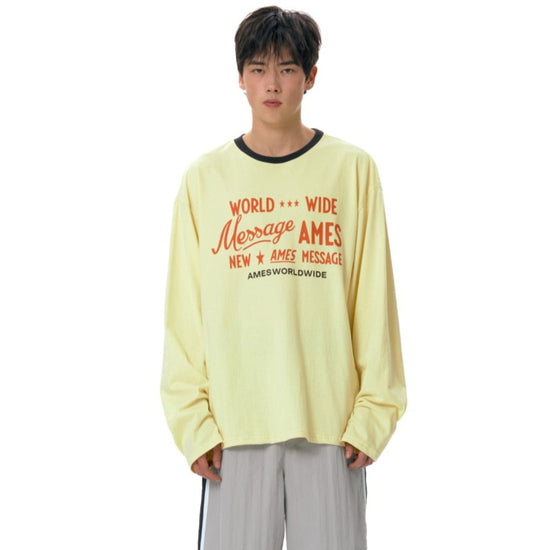 WORLD STAR LS TEE YELLOW