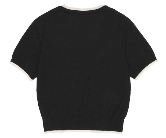 BASIC LOGO KNIT BLACK