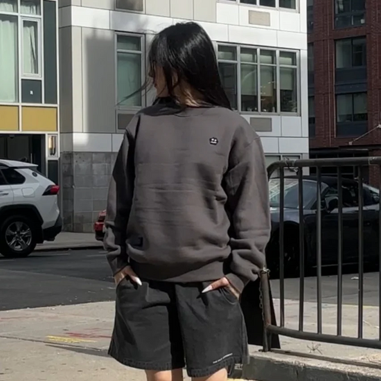 2024 CLOUDMAN SWEATSHIRT CHARCOAL