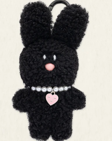 BOUCLE KEYRING 13000 TORI BLACK BLACK