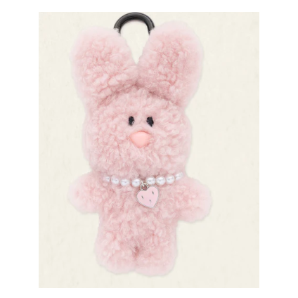 BOUCLE KEYRING 13000 TORI PINK PINK