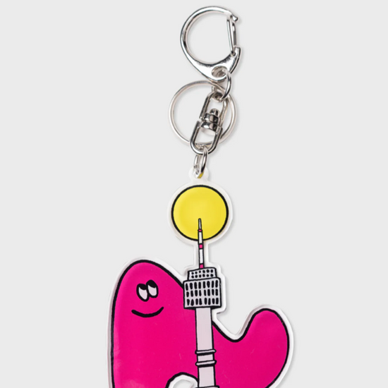 ALAND SEOUL NAMSAN KEYRING-2 WHITE