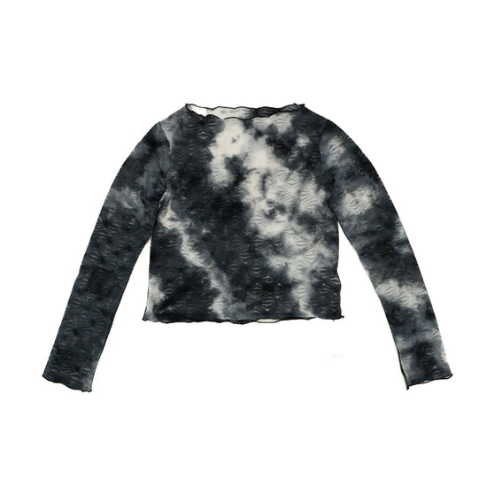 FEMININE TIEDYE SMOCKING TOP MIX