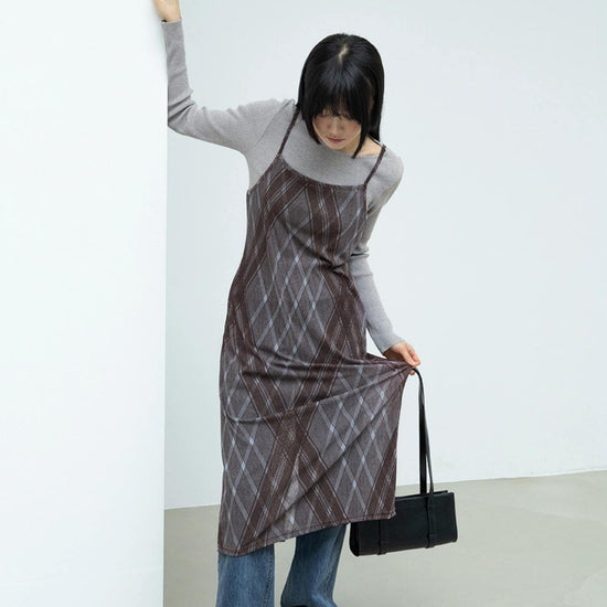 SHEER CHECK BUSTIER OPS LIGHT BLUE