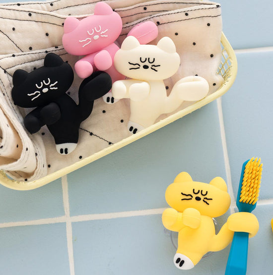 MOGRY SILICONE TOOTHBRUSH RACK 2P IVORY