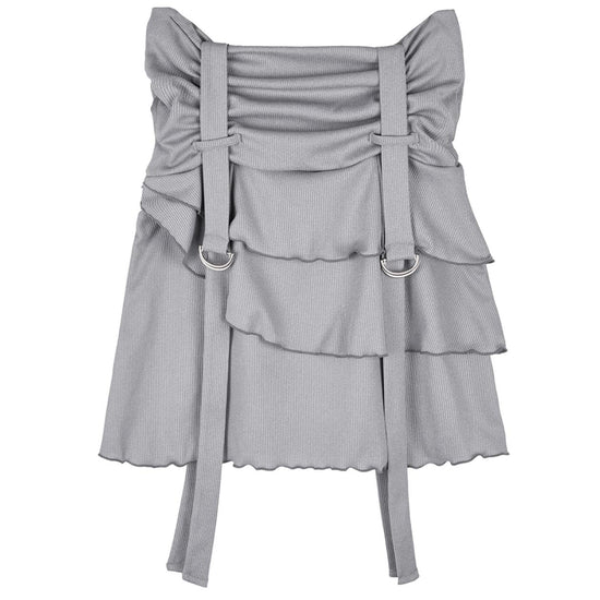 YB CANCAN SKIRT GREY