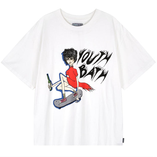 SKATE GIRL T-SHIRT WHITE