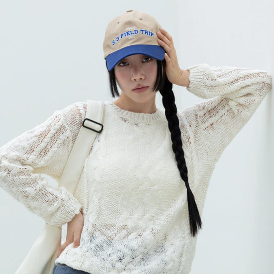 DUAL TONE 3.3 BALL CAP BEIGE