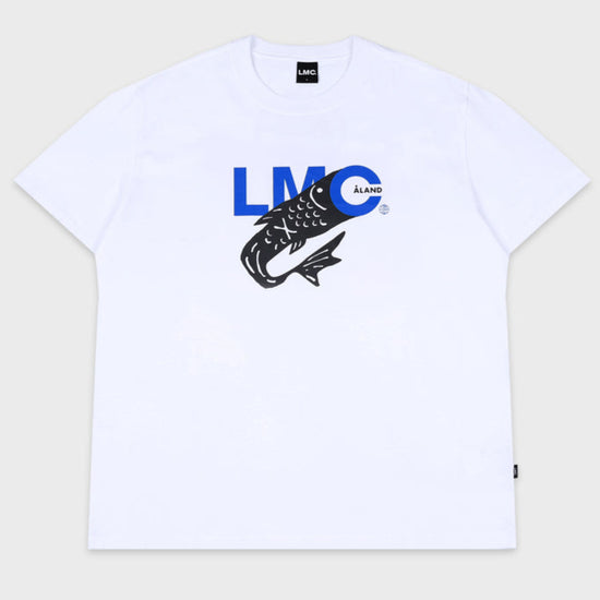 LMC X ALAND L OG TEE WHITE