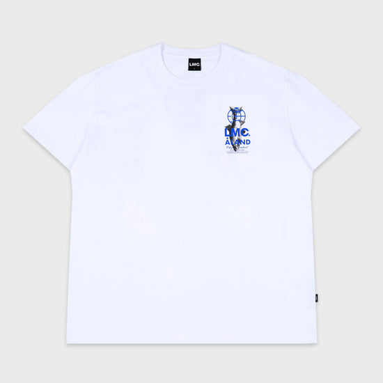 LMC X ALAND R GLOBE TEE WHITE