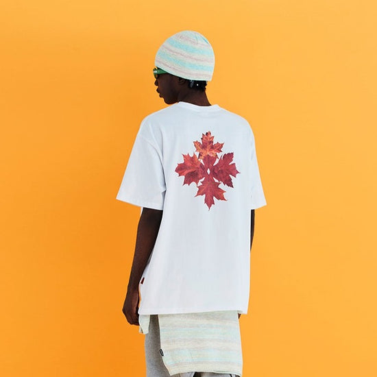 LOGO LEAF T-SHIRT WHITE