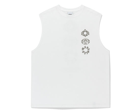 ECLIPSE LOGOS SLEEVELESS WHITE