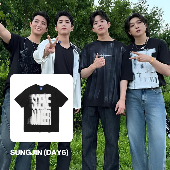 SCENE NUMBER TEE BLACK