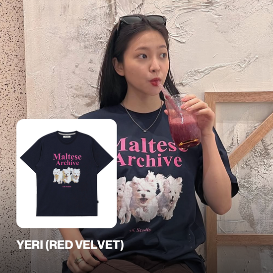 MALTESE ARCHIVE LINE GRAPHIC HALF SLEEVE TSHIRTS NAVY