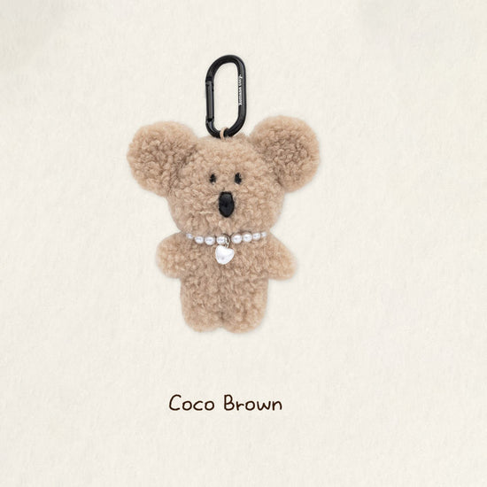 BOUCLE KEYRING 13000 COCO BROWN BROWN