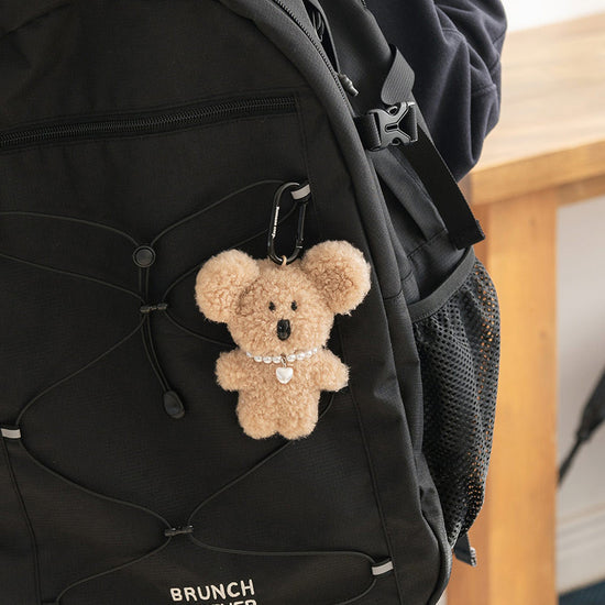 BOUCLE KEYRING 13000 COCO BROWN BROWN