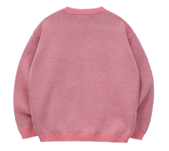 WK 3D LOGO KNIT PINK