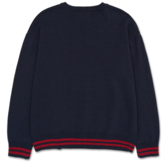 1997 JACQUARD SWEATER NAVY