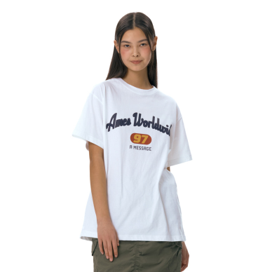 97 MESSAGE TEE WHITE